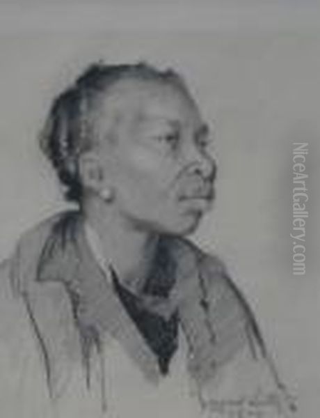 Figure Study Ii Oil Painting by Alfred Heber Hutty
