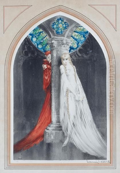 Faust Oil Painting by Louis Icart
