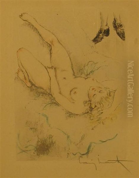 My Pleasure Oil Painting by Louis Icart