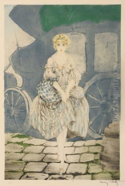 Manon Oil Painting by Louis Icart