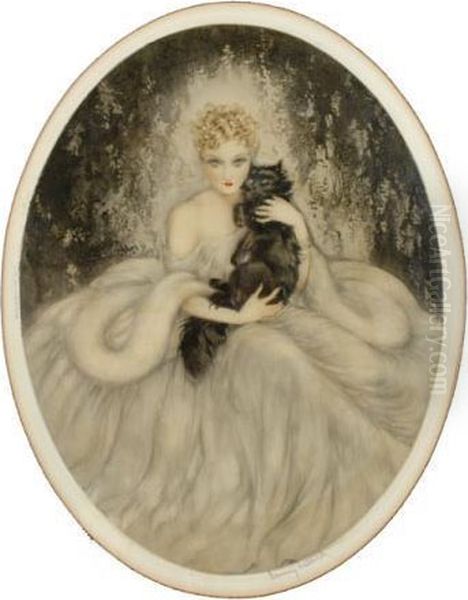Sweet Mystery Oil Painting by Louis Icart