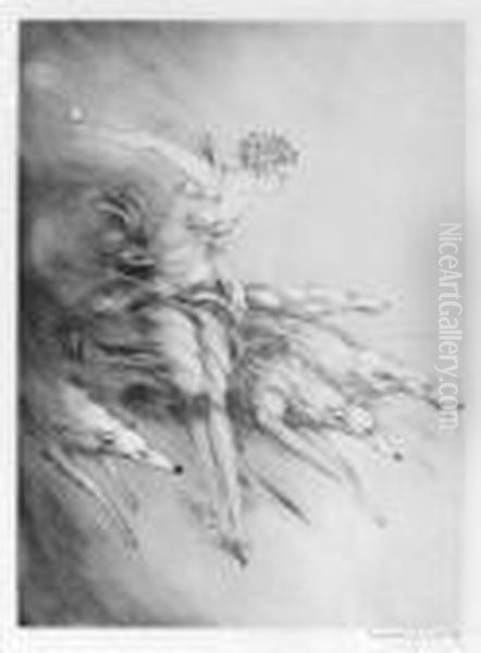 Zest Oil Painting by Louis Icart
