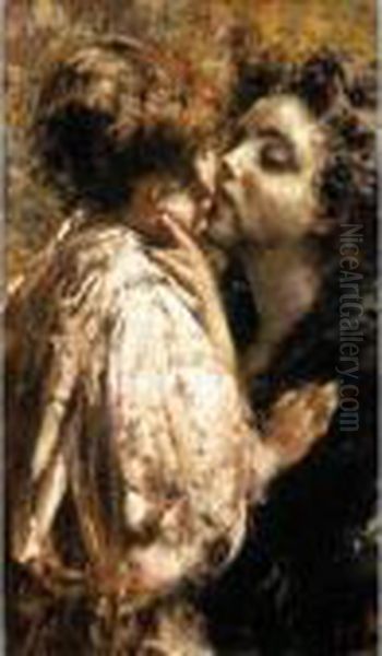 Affetto Materno Oil Painting by Vincenzo Irolli