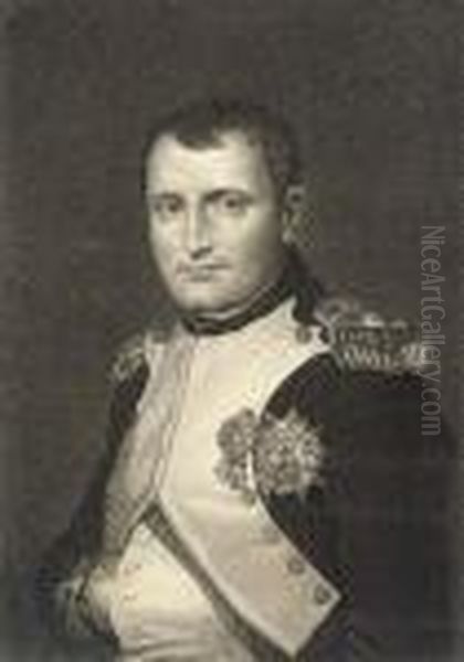Bonaparte Before Malmaison, By Godefroy Oil Painting by Jean-Baptiste Isabey