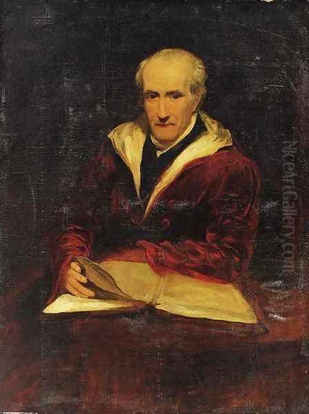 Portrait of a gentleman Oil Painting by James Northcote