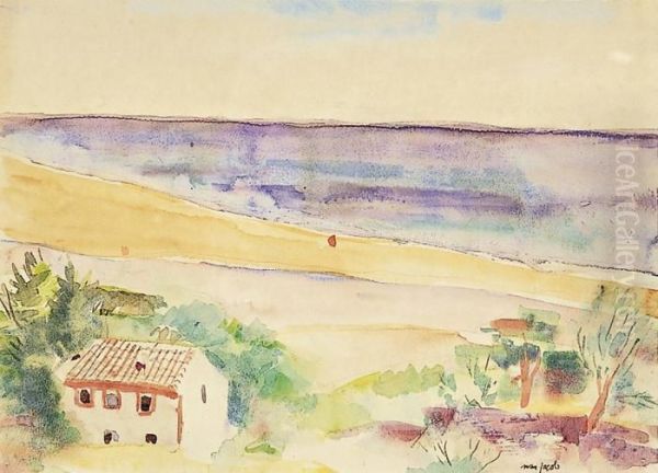 La Plage Oil Painting by Max Jacob