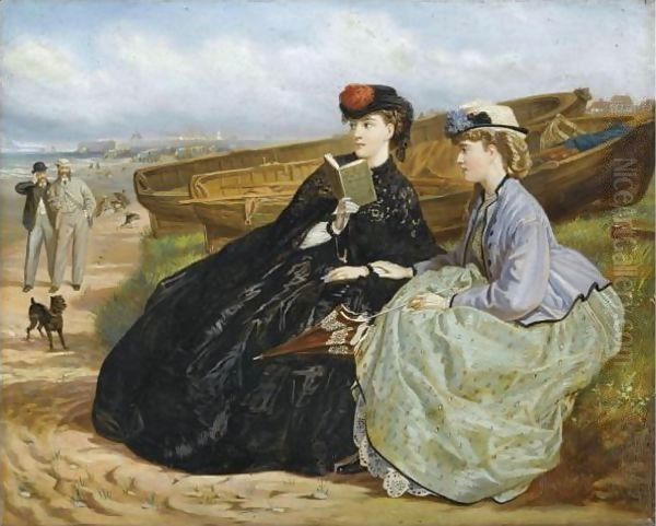 The Admirers Oil Painting by Charles Wynee Nicholls