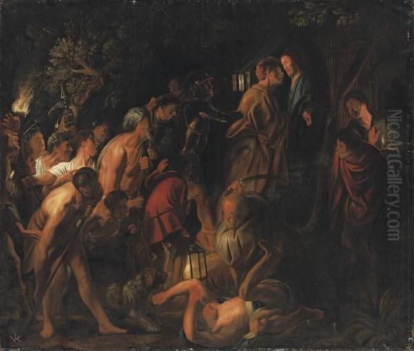The Betrayal Of Christ Oil Painting by Jacob Jordaens