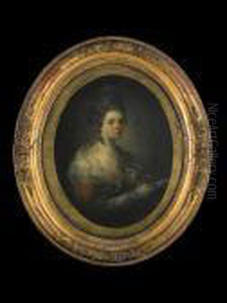 Portrait Of A Lady Oil Painting by Angelica Kauffmann