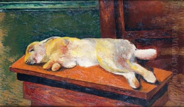 Le Lapin Oil Painting by Jean Kisling