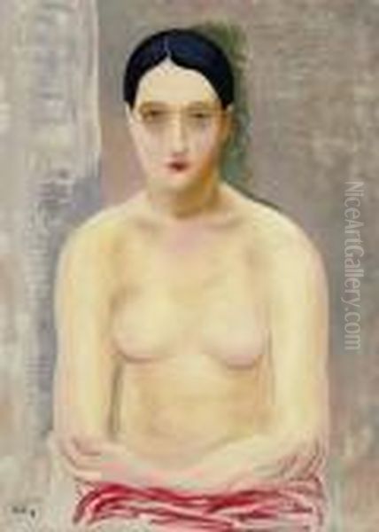Nu Assis Oil Painting by Jean Kisling