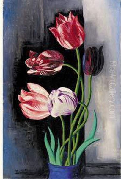 Tulips Oil Painting by Jean Kisling