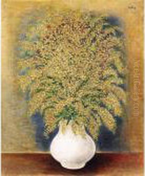 Mimosas Oil Painting by Jean Kisling