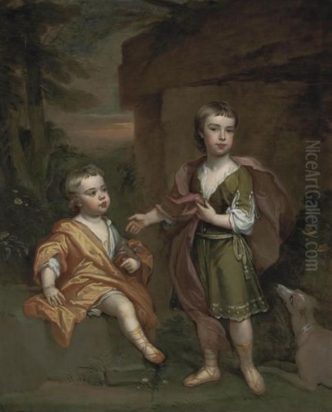 Portrait Of David Colyear Oil Painting by Sir Godfrey Kneller