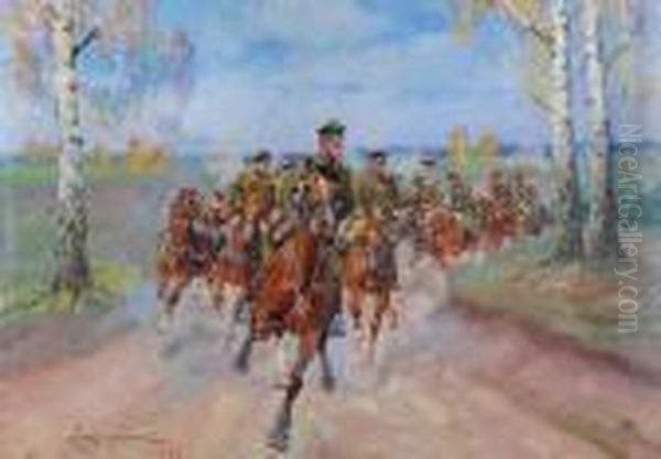 Jada Ulani Oil Painting by Jerzy Kossak