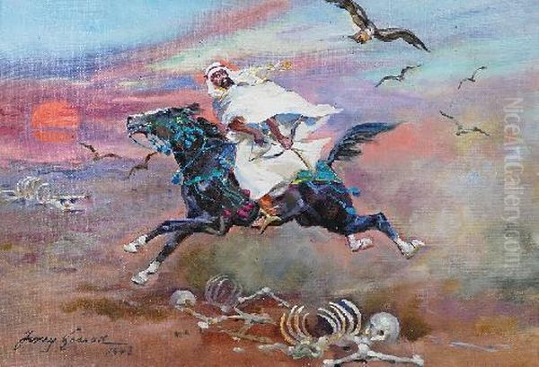 Farys Oil Painting by Jerzy Kossak