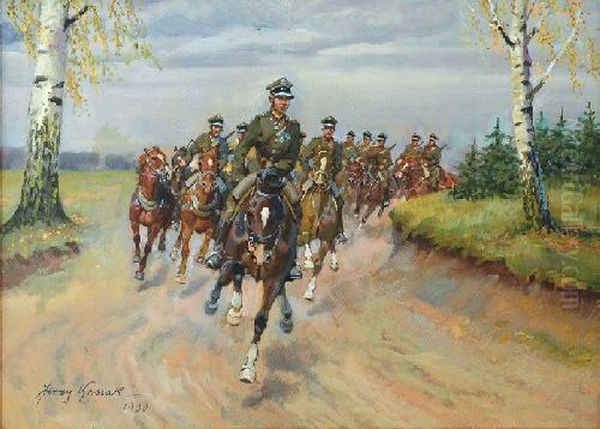 Jada Ulani Oil Painting by Jerzy Kossak