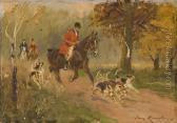 Polowanie Oil Painting by Jerzy Kossak