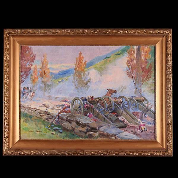 Somosierra, 1936 R. Oil Painting by Jerzy Kossak