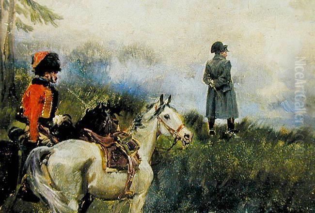 Napoleon, 1935 R. Oil Painting by Jerzy Kossak