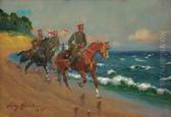 Jada Ulani Oil Painting by Jerzy Kossak