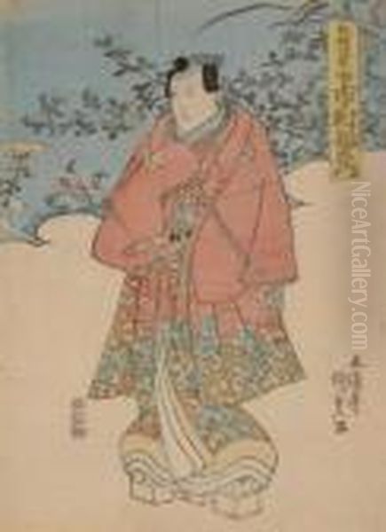 Untitled Oil Painting by Gototei Kunisada