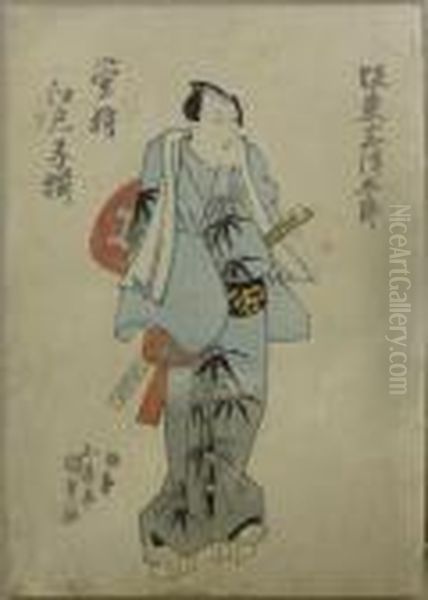 Kunisada, Utagawa . Bando Mitsugoro Iii Als Otokodate Anno Heibei. Japan Oil Painting by Kunisada