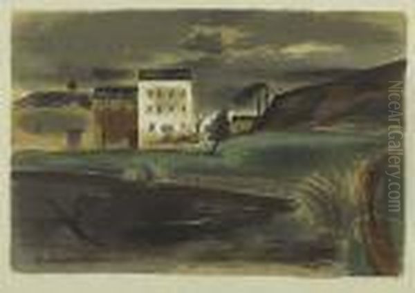 Little Pond>. Oil Painting by Yasuo Kuniyoshi