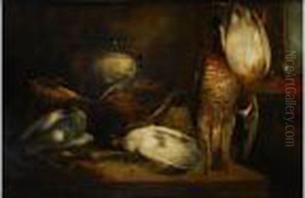 Bodegon De Caza Muerta Oil Painting by Edward Ladell
