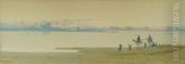 Creeping Shadows Oil Painting by Augustus Osborne Lamplough