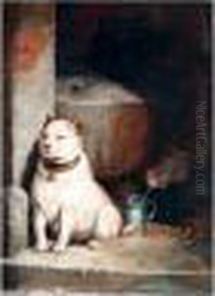 Low Life Oil Painting by Sir Edwin Henry Landseer