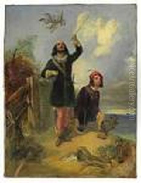 Out Hawking Oil Painting by Sir Thomas Lawrence