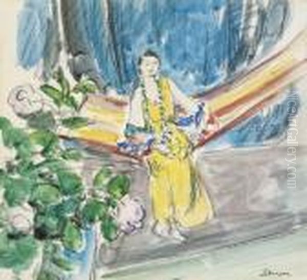L'odalisque Oil Painting by Henri Lebasque