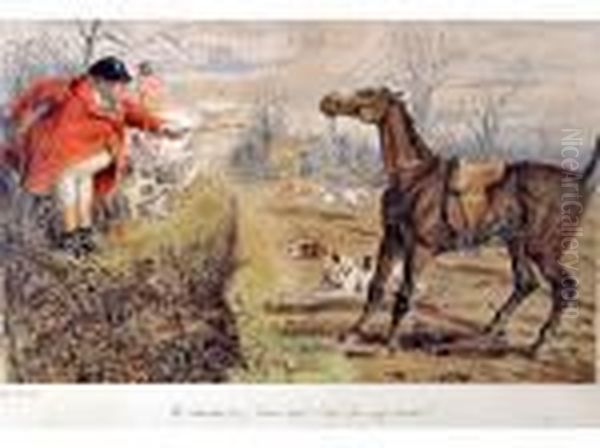 Come Hup I Say You Ugly Brute Oil Painting by John Leech