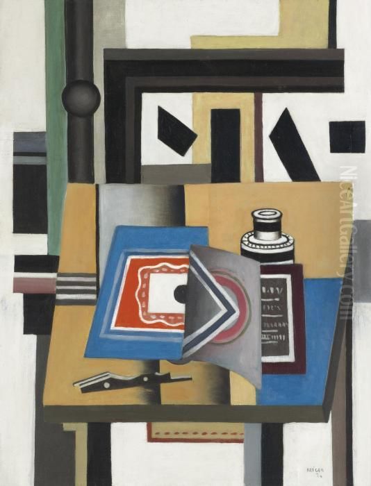 Nature Morte Oil Painting by Fernand Leger