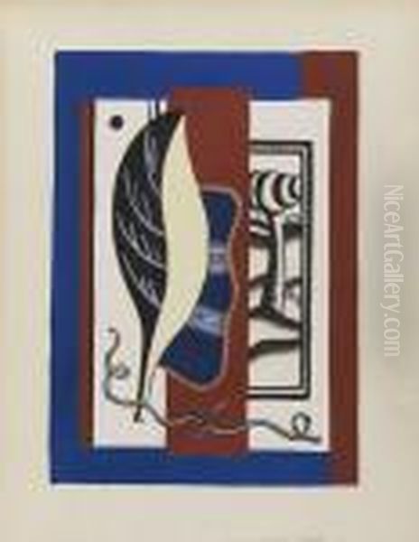 Fernand Leger Oil Painting by Fernand Leger