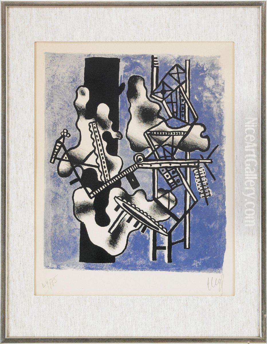 Paysage 48 Oil Painting by Fernand Leger