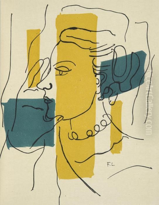 Source Entiere Oil Painting by Fernand Leger