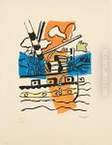 Senza Titolo Oil Painting by Fernand Leger