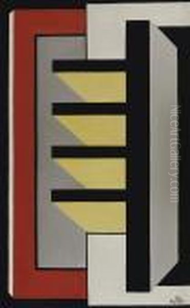 Peinture Murale Oil Painting by Fernand Leger