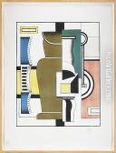 Le Vase Oil Painting by Fernand Leger