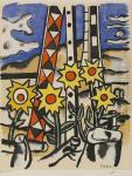 Am Meer Oil Painting by Fernand Leger