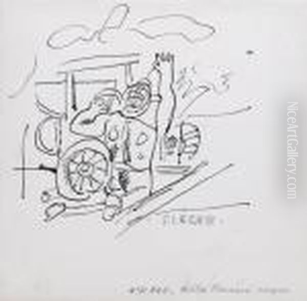 La Partie De Campagne Oil Painting by Fernand Leger