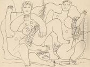 Baigneuses Sur La Plage