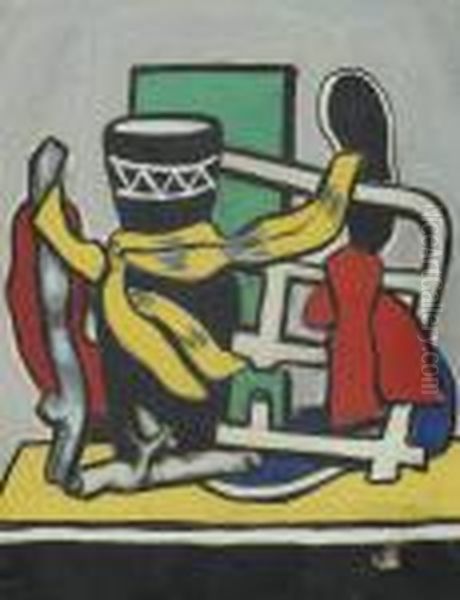 Composition Oil Painting by Fernand Leger