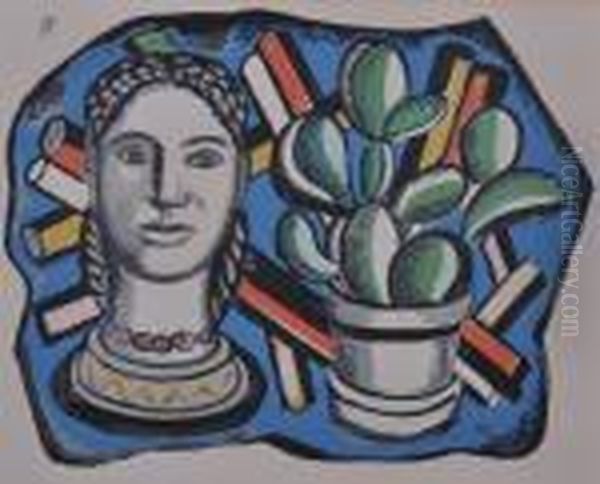 Still Life Oil Painting by Fernand Leger
