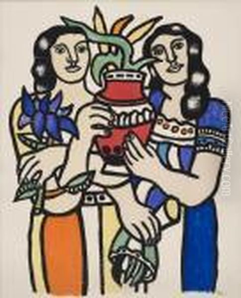 Senza Titolo Oil Painting by Fernand Leger