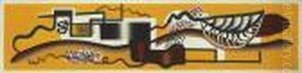 L'automne Oil Painting by Fernand Leger