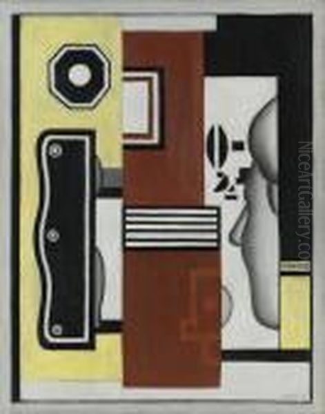 Le Profil Oil Painting by Fernand Leger