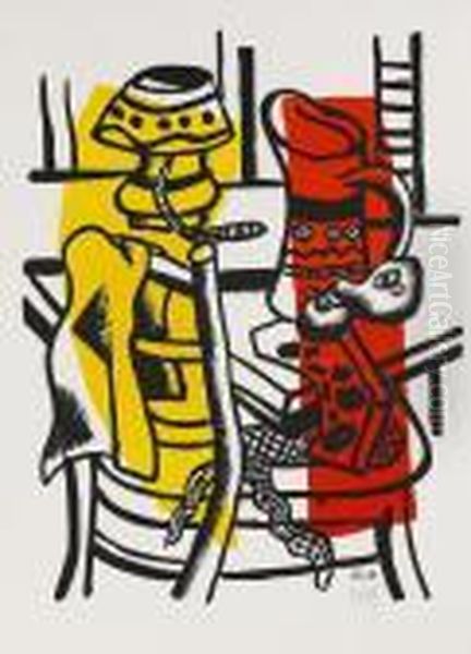 La Chaise Oil Painting by Fernand Leger